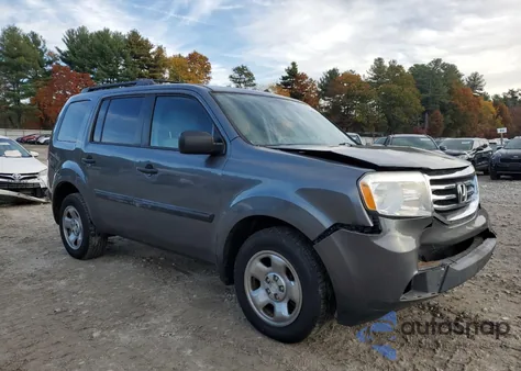 2013 Honda Pilot Lx из США, поврежденный, VIN 5FNYF4H21DB068068